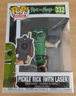 FUNKO POP! ANIMATION PICKLE RICK WITH LASER #332 - RICK & MORTY - WITH PROTECTOR