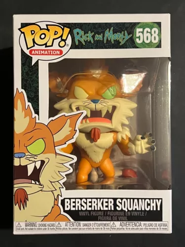 Funko Pop Animation Rick and Morty Berserker Squanchy 568