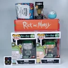 Funko Pop! Animation Rick and Morty - Gamestop Blips Chitz Rick #416 Morty #417