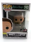 Funko POP! Animation Rick and Morty Morty with Laptop #742 Vinyl Figure DAMAGED