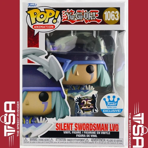 Funko Pop! Animation SILENT SWORDSMAN LV0 #1063 Funko Shop Exclusive Yu-Gi-Oh!
