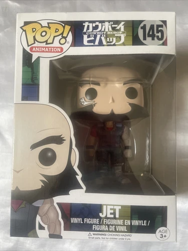 Funko Pop Animation Vinyl Figure 145 Rare Vaulted Cowboy Bebop Jet