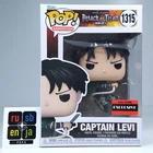 Funko Pop! Anime AoT Attack on Titan Captain Levi AAA Exclusive #1315