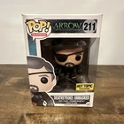 Funko Pop Arrow Deathstroke: Unmasked #211 Hot Topic Exclusive DC With Protector