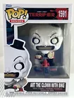 Funko Pop! Art on Bike #1591 Terrifier Figure Art the Clown (MINT in PROTECTOR)