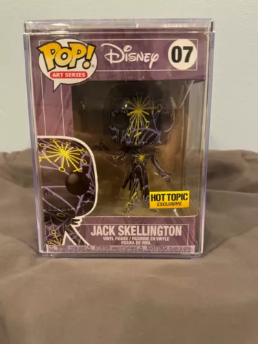 Funko Pop Art Series Disney Jack Skellington #07 Hard Stack Hot Topic Exclusive