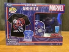 Funko Pop Art Series Marvel Captain America w/2XL T-Shirt Target Exclusive NEW!!