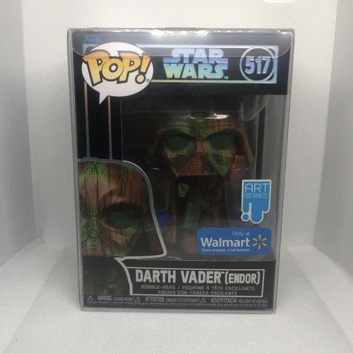 Funko Pop Art Series Star Wars Darth Vader (Endor)  #517 W/protector! Minty!