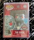 Funko Pop Art Series | WWE | The Rock Exclusive with Stack Pop Protector #44