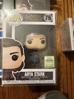 Funko POP Arya Stark #76 Game Of Thrones 2019 ECCC Shared Exclusive w/ Protector
