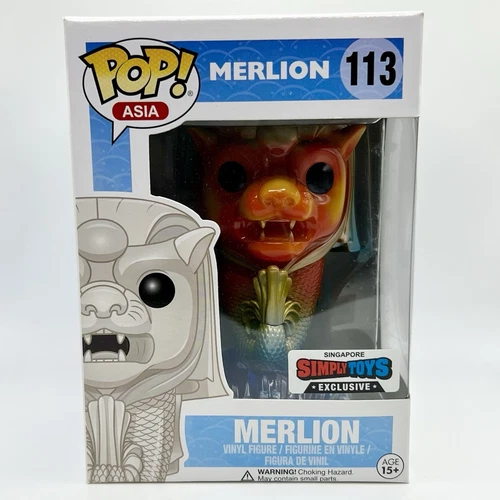 Funko POP! Asia Rainbow Sunburst Merlion #113 Simply Toys Exclusive Singapore