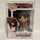 Funko Pop Attack on Titan #22 Eren (Titan Form) *vaulted* w/pop protector