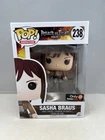 Funko POP! Attack on Titan #238 Sasha Braus GameStop Exclusive W/ Pop Protector