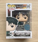 Funko Pop Attack On Titan Captain Levi #1315 + Free Protector