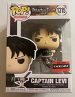 Funko Pop! Attack on Titan Captain Levi AAA Anime Exclusive #1315 Vinyl Figure