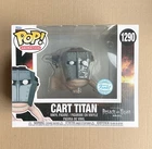 Funko Pop Attack On Titan Cart Titan 6" #1290 + Free Protector