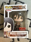 Funko Pop! Attack On Titan Mikasa Ackerman #21 Rare Figure Hot Topic Pre-Release
