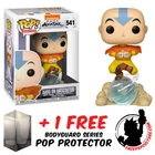 FUNKO POP AVATAR THE LAST AIRBENDER AANG ON AIRSCOOTER #541 EXCLUSIVE +PROTECTOR