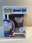 Funko Pop! Avengers Endgame Metallic IRON PATRIOT #868 Funko Shop Exclusive