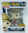Funko Pop! Back to the Future Cowboy Marty McFly Hot Topic Exclusive + Protector