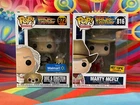 Funko POP Back To The Future Doc And Einstein 972 & Marty mcfly 816 *NIB no dmg!