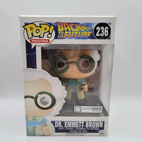 Funko Pop Back to the Future - Dr. Emmett Brown Loot Crate Exclusive NOS