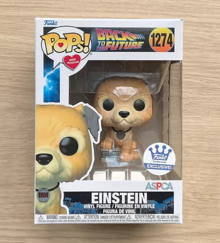 Funko Pop Back To The Future Einstein #1274 + Free Protector