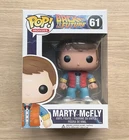 Funko Pop Back To The Future Marty McFly #61 (Number Error Version) + Protector