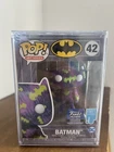 Funko Pop! Batman #42 Art Series Purple Hollywood Store Exclusive Rare Sealed