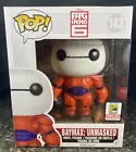 FUNKO POP BAYMAX UNMASKED BIG HERO 6 SDCC OFFICIAL EXCLUSIVE DISNEY VAULTED #143