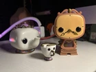 Funko Pop! Beauty and The Beast Mrs. Potts & Chip #92 Cogsworth #91 OUT OF BOX