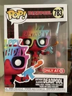FUNKO POP ! BIRTHDAY GLASSES DEADPOOL 783 TARGET EXCLUSIVE