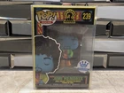 Funko Pop! Black Light Jimi Hendrix Blue Funko Shop Exclusive Protector See Pics