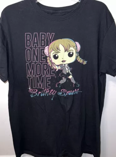 Funko Pop Britney Spears Tee Shirt-Worn Once-Size Large