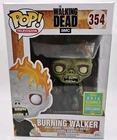 Funko Pop! BURNING WALKER #354 2016 SDCC Summer Con Exclusive Walking Dead
