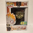 Funko Pop! Burning Walker 354 Walking Dead AMC 2016 SDCC Exclusive - A