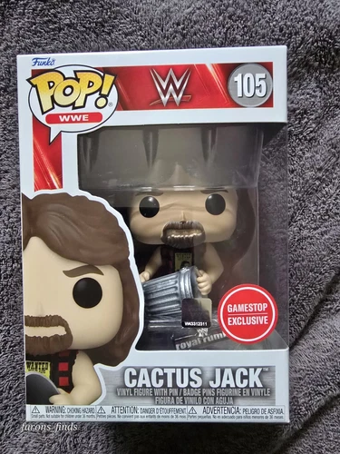 Funko Pop! Cactus Jack 105 - WWE Wrestling GameStop Exclusive