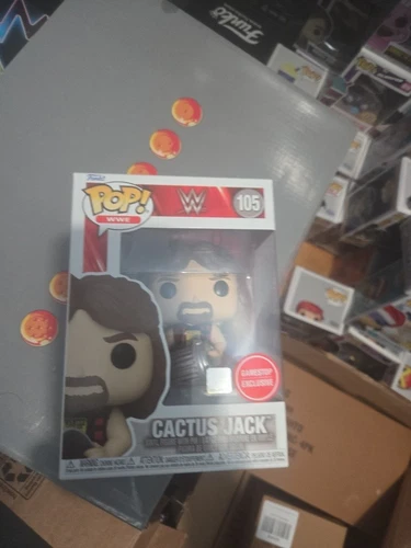 Funko Pop! Cactus Jack 105 - WWE Wrestling GameStop