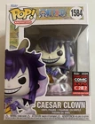 Funko Pop! Caesar Clown #1584 One Piece C2E2 Sticker Exclusive Vinyl Figure