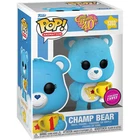 Funko POP! Care Bears 40th Anniversary Figure - CHAMP BEAR (Flocked) 1203 *CHASE