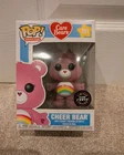 Funko Pop! Care Bears Cheer Bear Glow Chase #351 Vinyl Figure New In Box