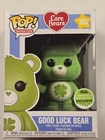 Funko Pop Care Bears Good Luck Bear 355 2018 Spring Convention Exclusive Flocked