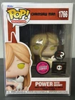 Funko Pop! Chainsaw Man: Power w/Meowy FLOCKED(CHASE) #1766 CC Excl. Pre-Release