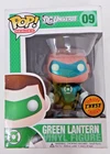 Funko Pop CHASE DC Comics: Green Lantern #09 (Metallic) Figure w/ Protector