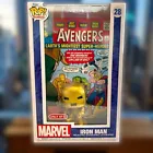 Funko Pop! Comic Book Cover With Case: Marvel - Iron Man - #28 New In Box