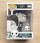 Funko Pop Corpse Bride Victor With Scraps #986 + Free Protector