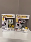 Funko Pop! Cuphead And King Dice Chase Edition Both With Clear Sleeves