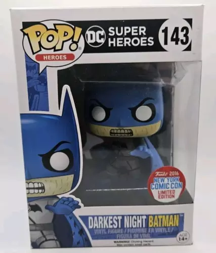 Funko Pop! DARKEST NIGHT BATMAN #143 2016 New York Comic Con Exclusive DC
