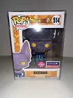 Funko POP! DBS Beerus #514 (Flocked) Funimation Exclusive with Protector VAULTED