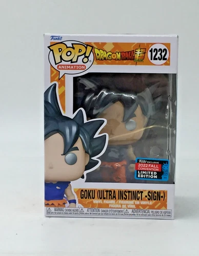 Funko Pop! DBS Goku Ultra Instinct #1232 -SIGN-  2022 Fall NYCC LE W/Protector